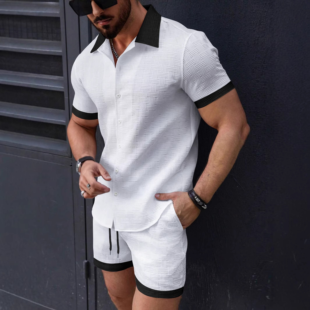 Matching Sets Trend Men Suit   - đánh giá và giá Short Linen Drawstring